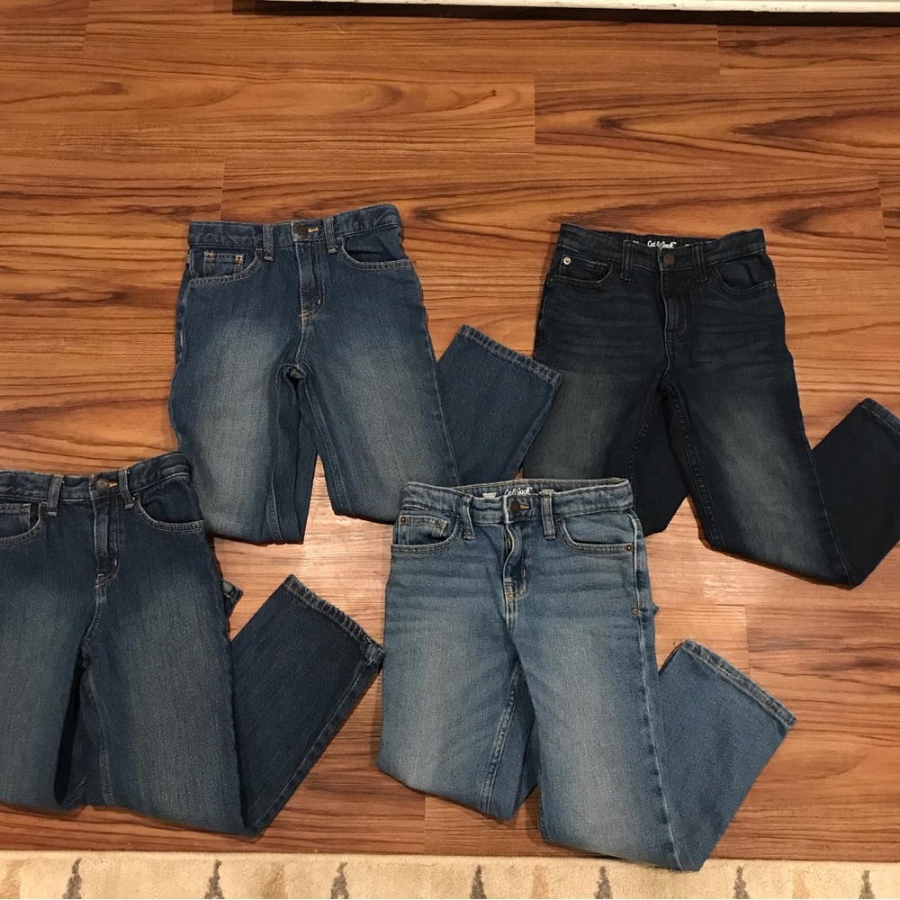 Lot of 4 Cat & Jack boys jeans size 7